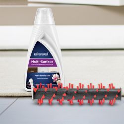 CrossWave Cordless Max & HydroSteam Pet Brush Roll - Area Rug
